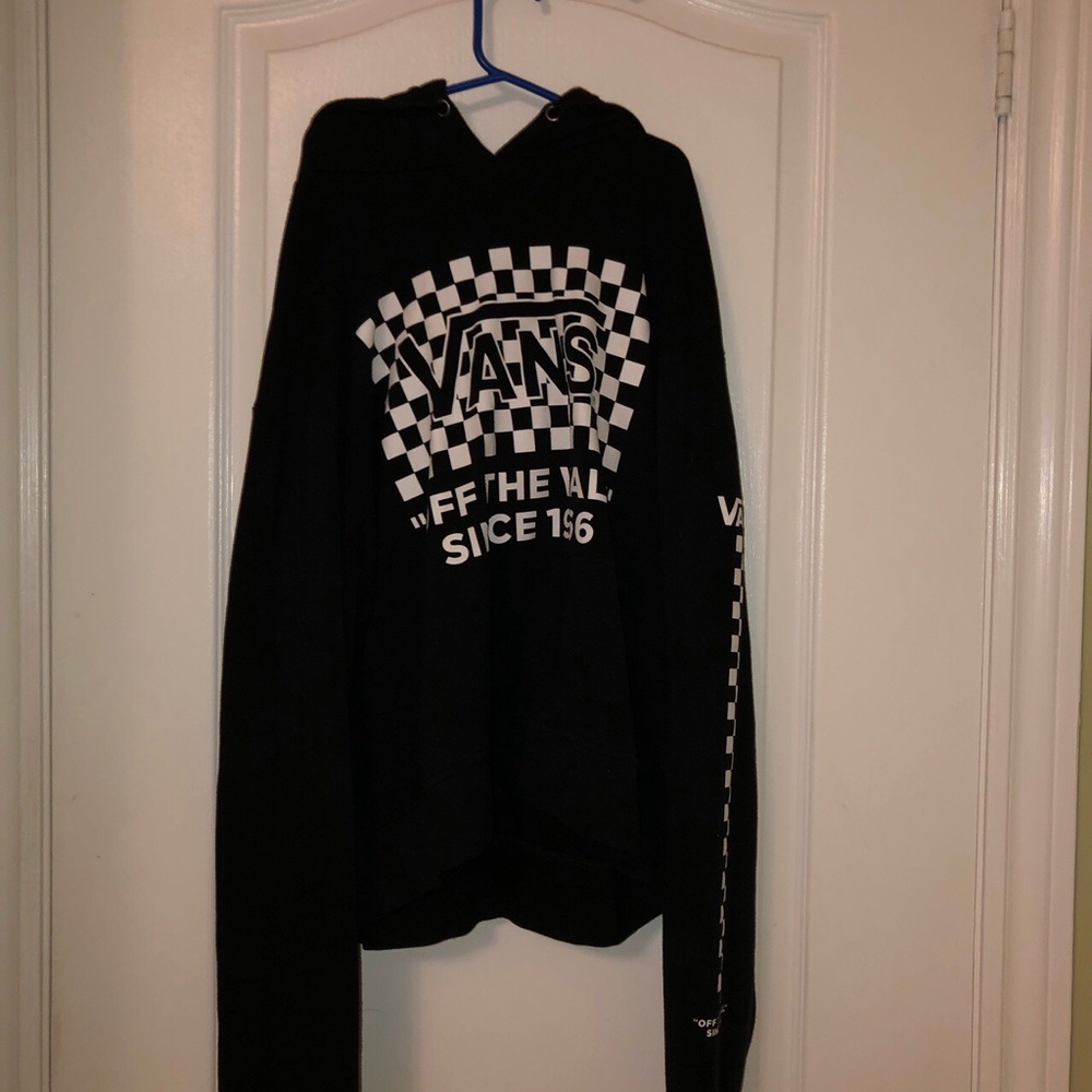 black and white Vans Sweatshirt